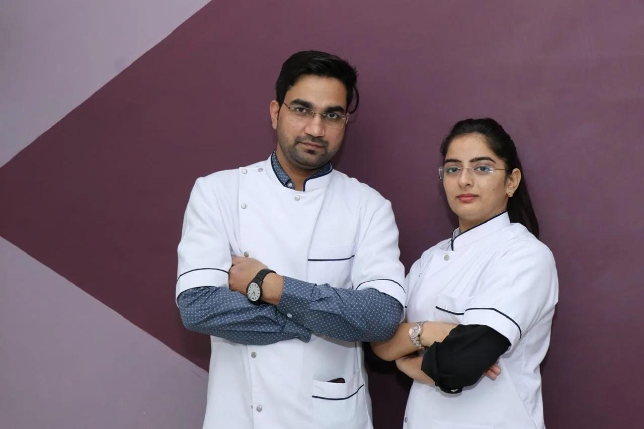 Dr. Sandeep Kumar and Dr. Ritu Saneja, expert dental specialists and founders of The DentalBrace Clinic Bathinda Punjab