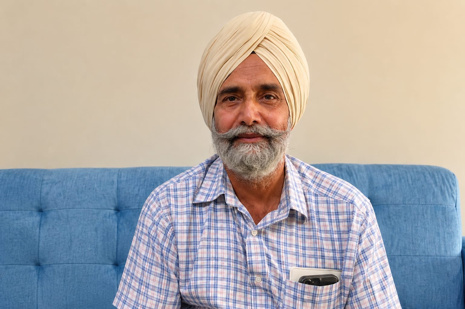 Full Mouth Rehab — The DentalBrace Clinic Bathinda Full Mouth Rehabilitation (FMI) treatment result at The DentalBrace Clinic Bathinda — patient Gurmail Singh from USA showing complete smile reconstruction with dental implants and zirconia crowns by Dr. Ritu Saneja Gold Medalist Prosthodontist, best full mouth rehabilitation clinic in Bathinda Punjab India