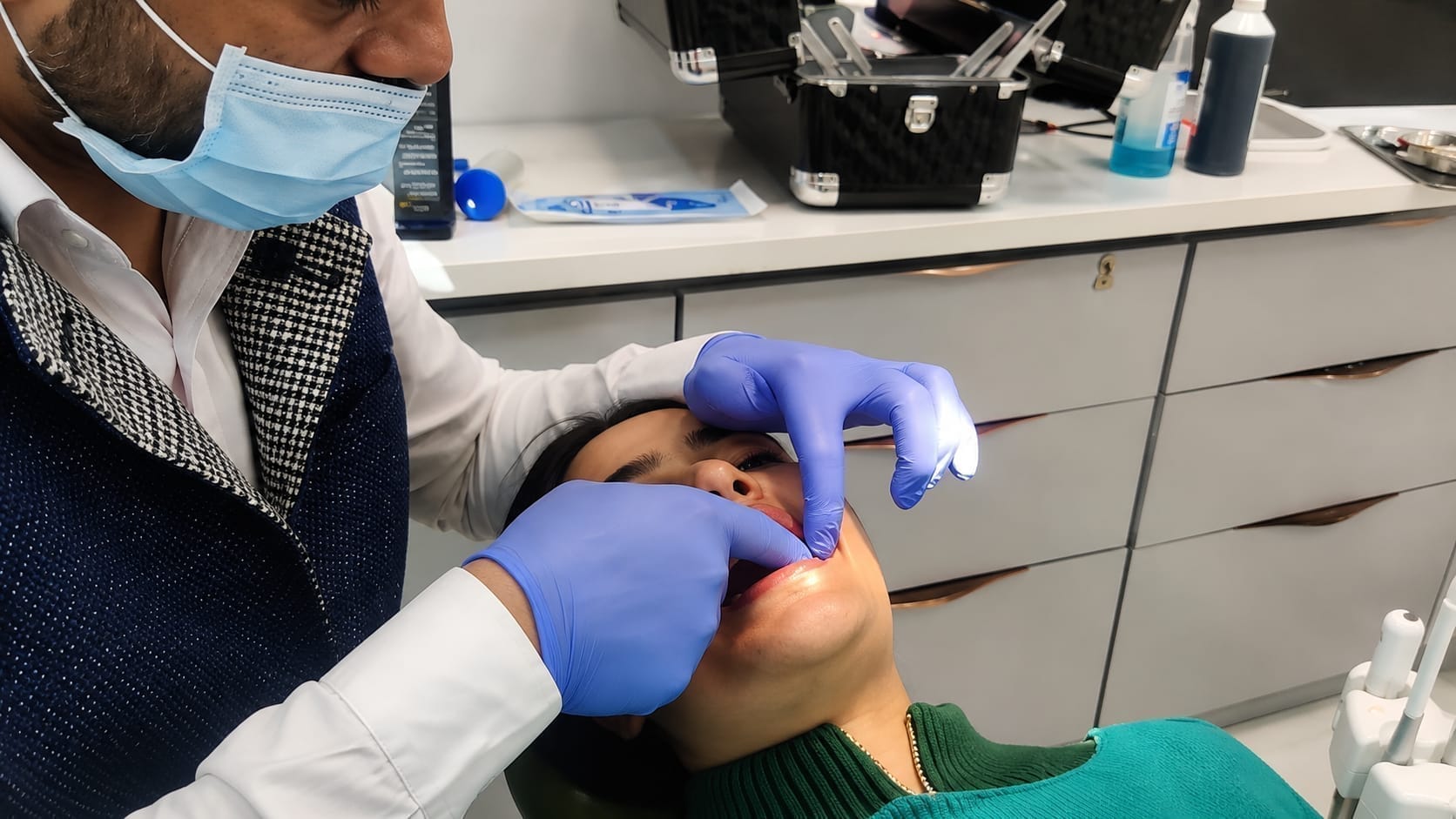 Invisalign — The DentalBrace Clinic Bathinda Invisalign clear aligners orthodontic treatment result at The DentalBrace Clinic Bathinda — patient Dr. Keerat showing perfectly aligned teeth after clear aligner therapy by Dr. Sandeep Kumar MDS Orthodontist, best Invisalign specialist in Bathinda Punjab India